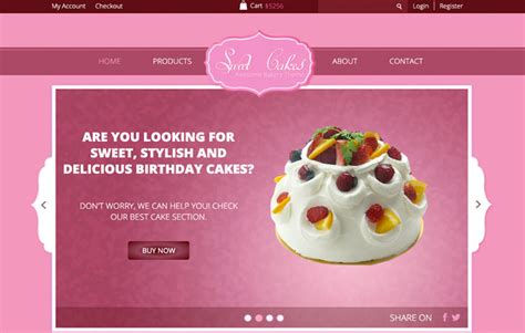 Bakery Website Templates - TOO CSS