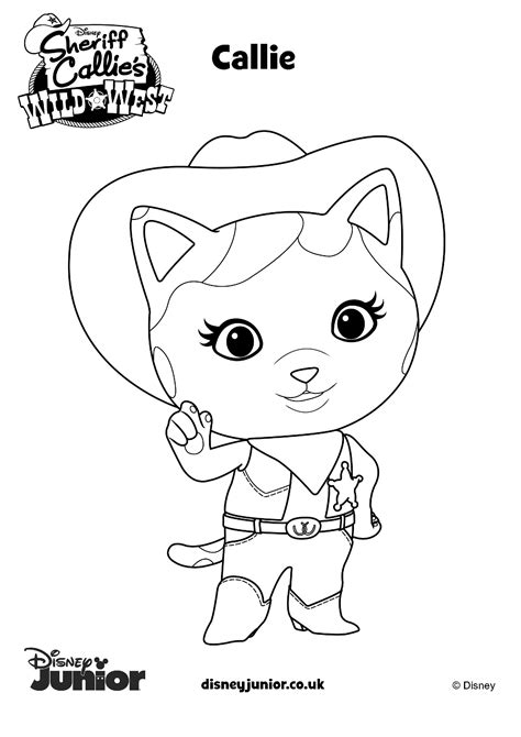 Dibujos de Sheriff Callie´s para colorear | Sheriff callie, Kids coloring books, Sheriff