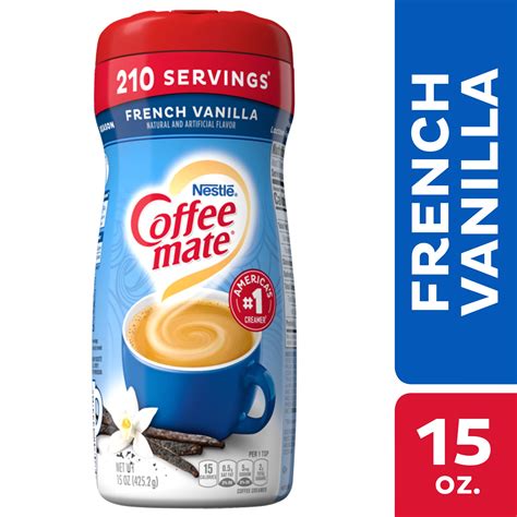 Nestle Coffee mate French Vanilla Powder Coffee Creamer, 15 oz ...