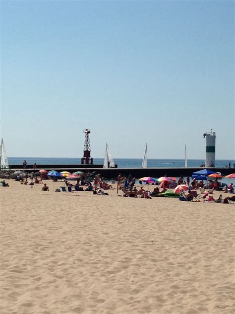 Pentwater Beach on Lake Michigan | Pentwater, Michigan, Lake michigan