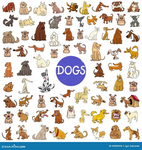 Cartoon Dog Characters Huge Set | CartoonDealer.com #94909939