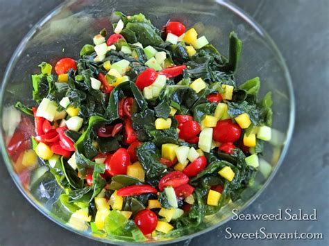 Helen's seaweed salad - Sweet Savant