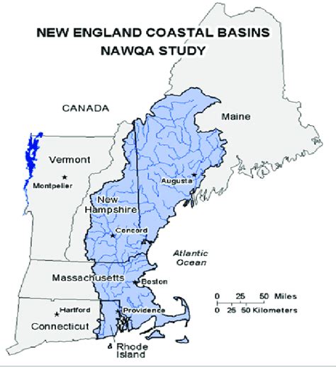 New England Coast Map - Living Room Design 2020