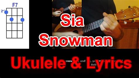 Sia Snowman Ukulele - YouTube