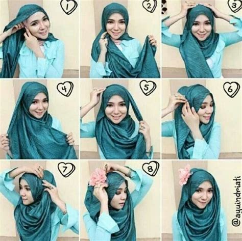 17 Best images about Hijab tutorial on Pinterest | Simple hijab ...