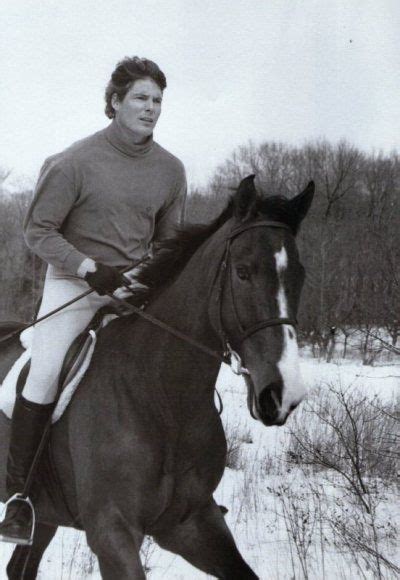 Christopher Reeve on a horse (because Superman shouldn't have to fly ...