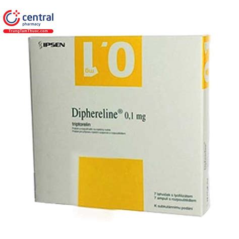 Thuốc Diphereline 0.1mg: Cách dùng – liều dùng, lưu ý khi sử dụng