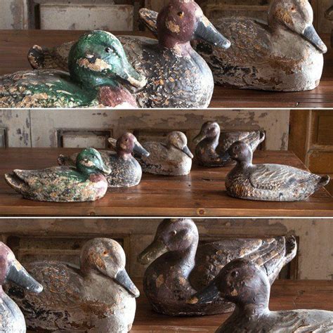 Duck Decoy Collection, Set of 5 | Duck decoys, Duck decor, Antique duck decoys