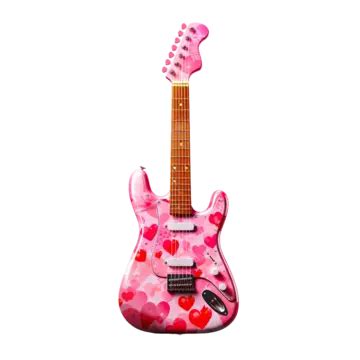 Electric Guitar Clipart PNG Images, A Pink Electric Guitar, Violin Clipart, Music, Musical ...