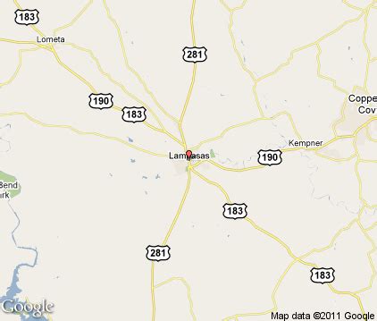 Lampasas Vacation Rentals, Hotels, Weather, Map and Attractions