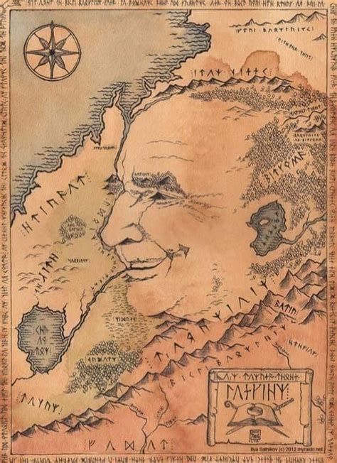 Tolkien style map Jrr Tolkien, Tolkein, Tolkien Quotes, Midle Earth ...