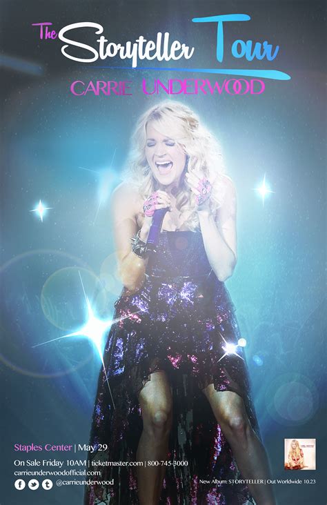 Carrie Underwood- Storyteller Tour 2015 Poster on Behance