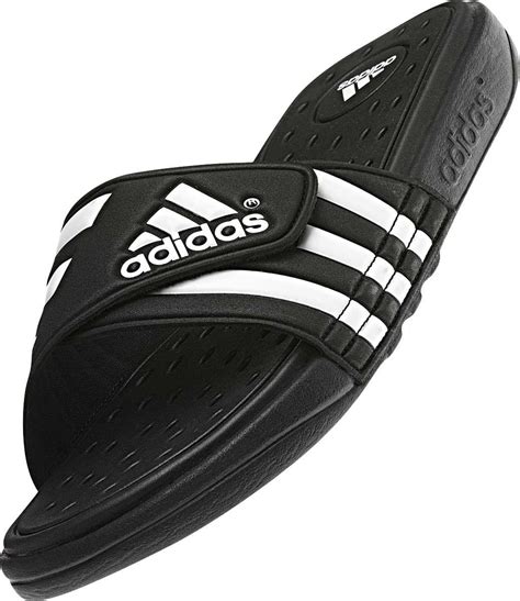 adidas Synthetic Adissage Supercloud Slides in Black/White (Black) for ...