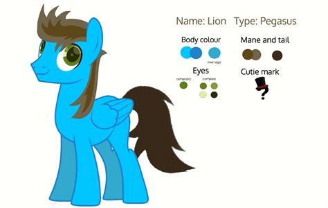 Lion OC reference sheet (and bio) by lion288 on DeviantArt