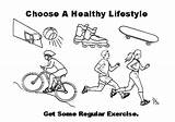 Fitness Coloring Pages sketch template