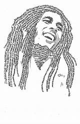 Bob Marley Coloring Sheet  Pages sketch template