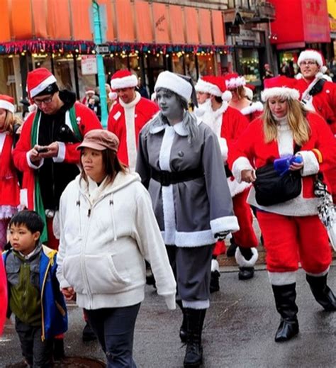 The Black And White Santa Claus Costume : r/interestingasfuck