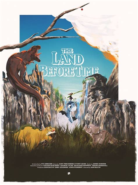 The Land Before Time (1988) [900 x 1200] | Land before time, Movies by genre, Movie poster art