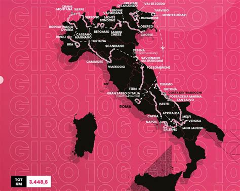 Giro d’Italia 2023 route revealed: Six stages where Italian Grand Tour ...