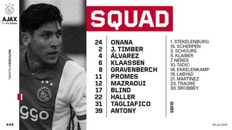 Line-up AZ - Ajax : r/AjaxAmsterdam