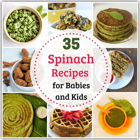 35 Healthy Spinach Recipes for Babies and Kids | Spinach recipes healthy, Baby food recipes ...