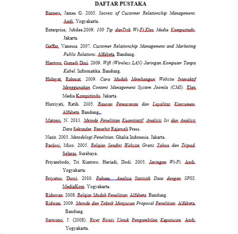 CONTOH PENULISAN DAFTAR PUSTAKA SKRIPSI TEKNIK INFORMATIKA - Mas Abas