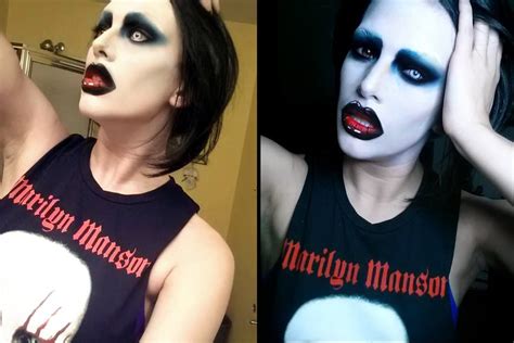 Marilyn Manson Makeup by MissSinisterCosplay on DeviantArt Halloween ...