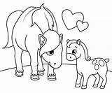 Coloring Pages Of Baby Horses sketch template