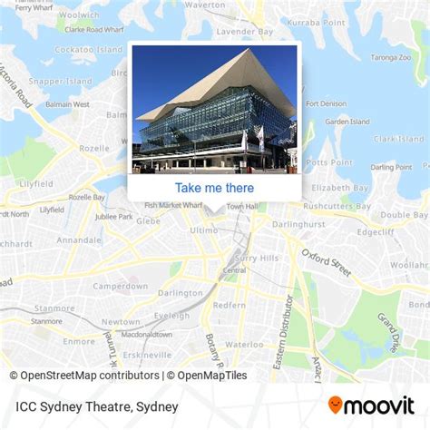 How to get to ICC Sydney Theatre by bus, train or light rail?