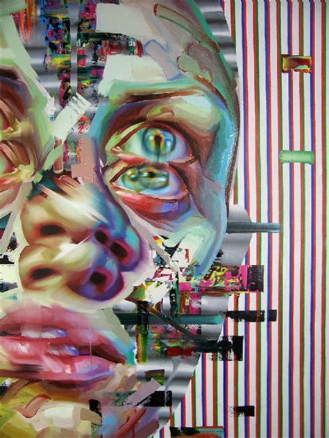 Artist Creates Incredible Glitch Art without Any Technology | Distortion art, Artist, Technology art