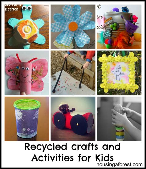 Art Projects With Recycled Materials For Kids - Image to u