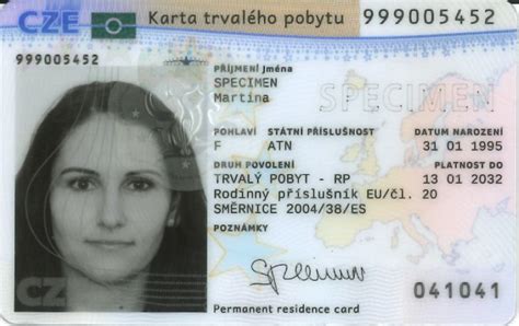 Permanent Residence Permit of an EU Citizen’s Family Member - frs.gov.cz