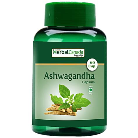 Buy Herbal Canada Ashwagandha Capsule - Ayurvedic Medicine, Immunity Booster Online at Best ...