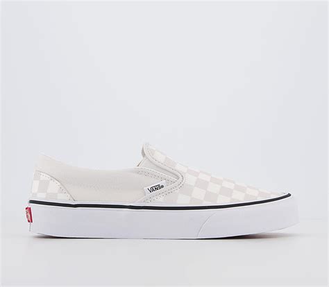 Vans Vans Classic Slip On Trainers Colour Theory Checkerboard Cloud ...