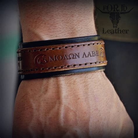 Personalized Leather Bracelet, Women's Leather Bracelet, Men's Leather Bracelet, Leather Cuff ...