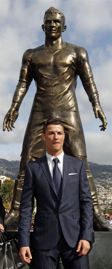 Cristiano Ronaldo is Honored with Bronze Statue – The Fashionisto