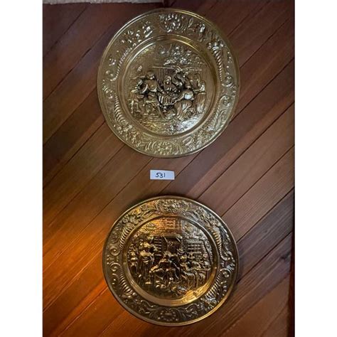 Antique Brass Plates Art - Beck Auctions Inc.