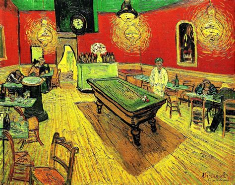 V. van Gogh, Il caffè di notte, 1888, New Haven, Art Gallery dell ...