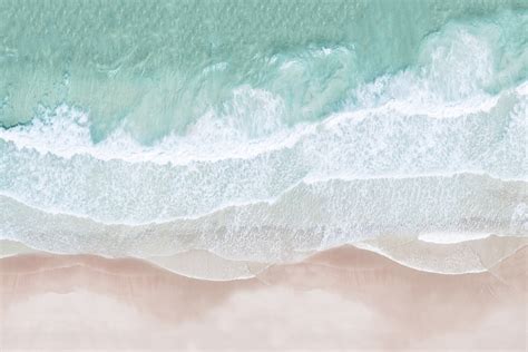 Aerial Ocean Wallpaper - Stunning Beach Scenery | Happywall