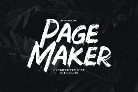 Page Maker Font - Free Font