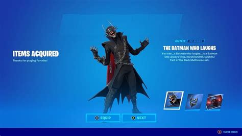 How to get the 'Batman Who Laughs' skin in Fortnite Chapter 2 Season 8