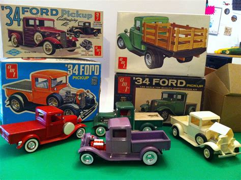 AMT '34 Ford Pickup 3 in 1 old built kits | Model cars kits, Vintage toys, Plastic model cars