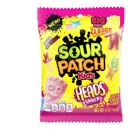 Sour Patch Kids Heads 2 in 1 141 g | Candy Store