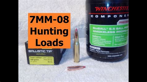 7mm-08 Hunting Loads with 150gr. Nosler and Staball 6.5 - YouTube