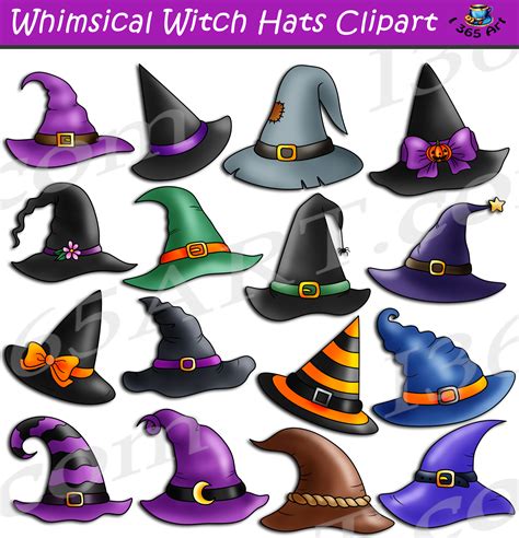 Halloween Witch Hats Clipart Download - Clipart 4 School