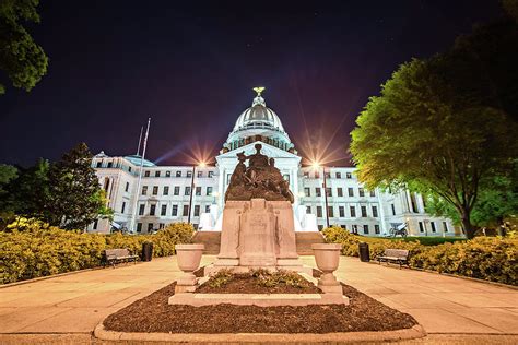 state of mississippi state capitol building in Jackson downtown Photograph by Alex Grichenko ...