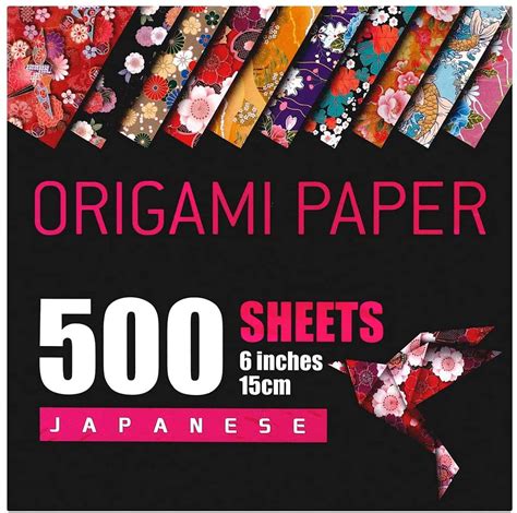 Japanese Washi Origami Paper 500 Sheets, 10 Vivid Colors – BACHMORE.COM