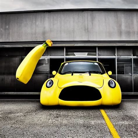 banana-shaped car showcase photography, car photography | Stable ...