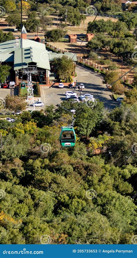 Aerial View of Harties Aerial Cableway Station Editorial Stock Photo - Image of harties ...