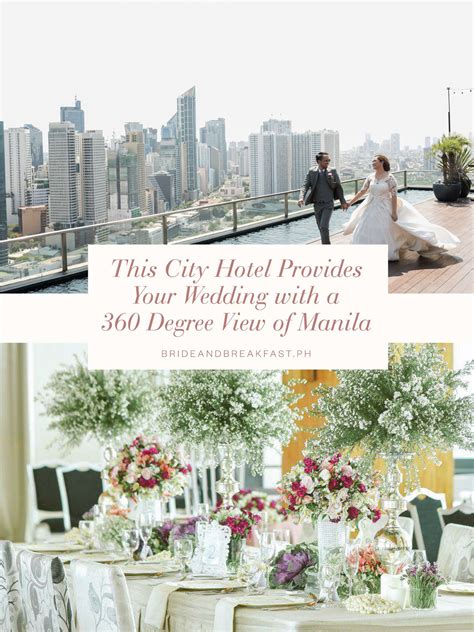 This City Hotel Provides Your Wedding with a 360 Degree View of Manila ...